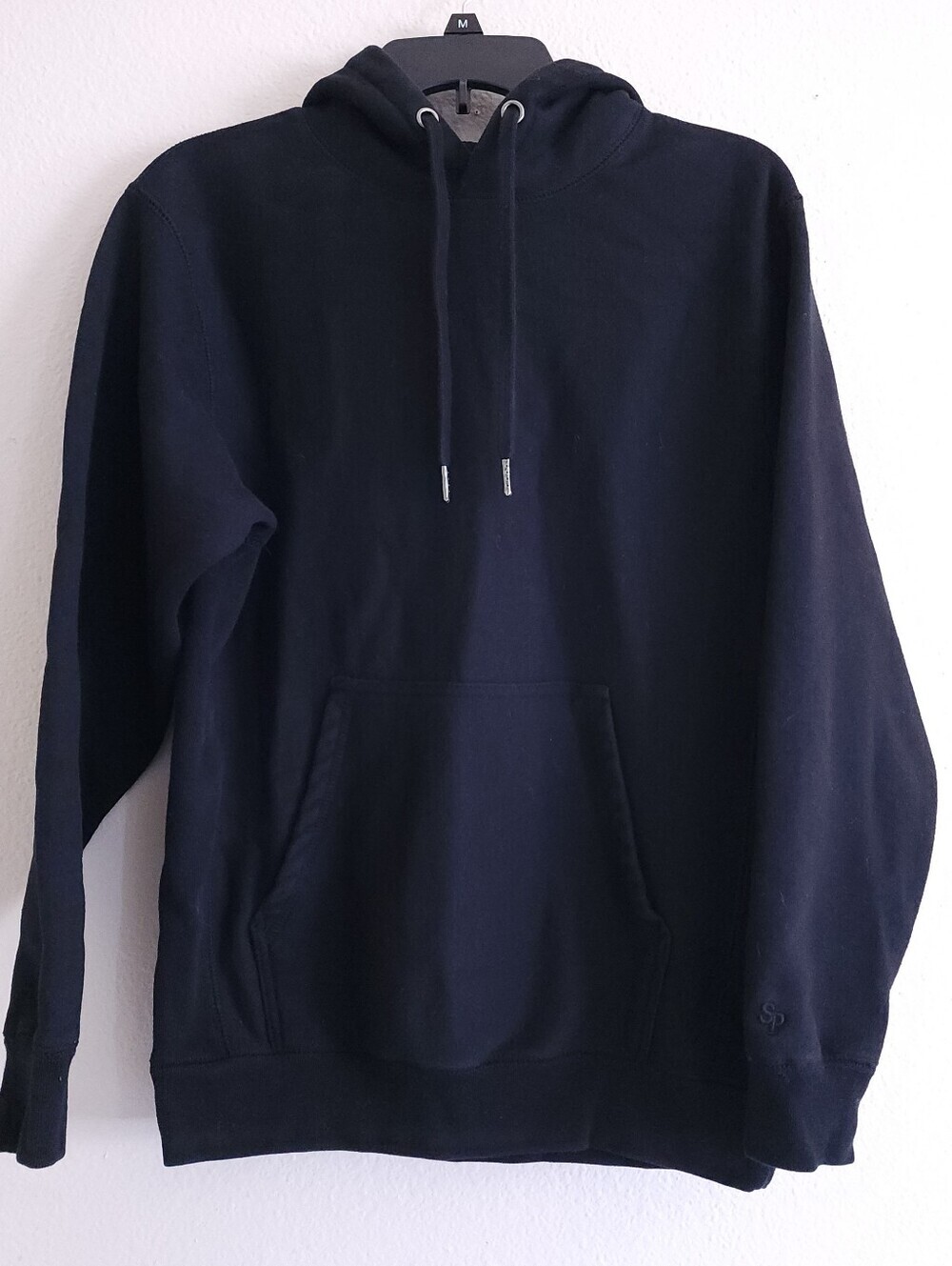 Maison Article Shoe Palace Black Heavyweight Pullover Hoodie SP Logo